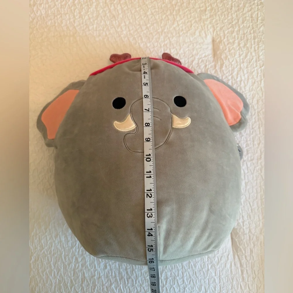 Mila the Elephant Squishmallow – 14” Valentine’s Day Edition (S14 #17-8) - Picture 5 of 9